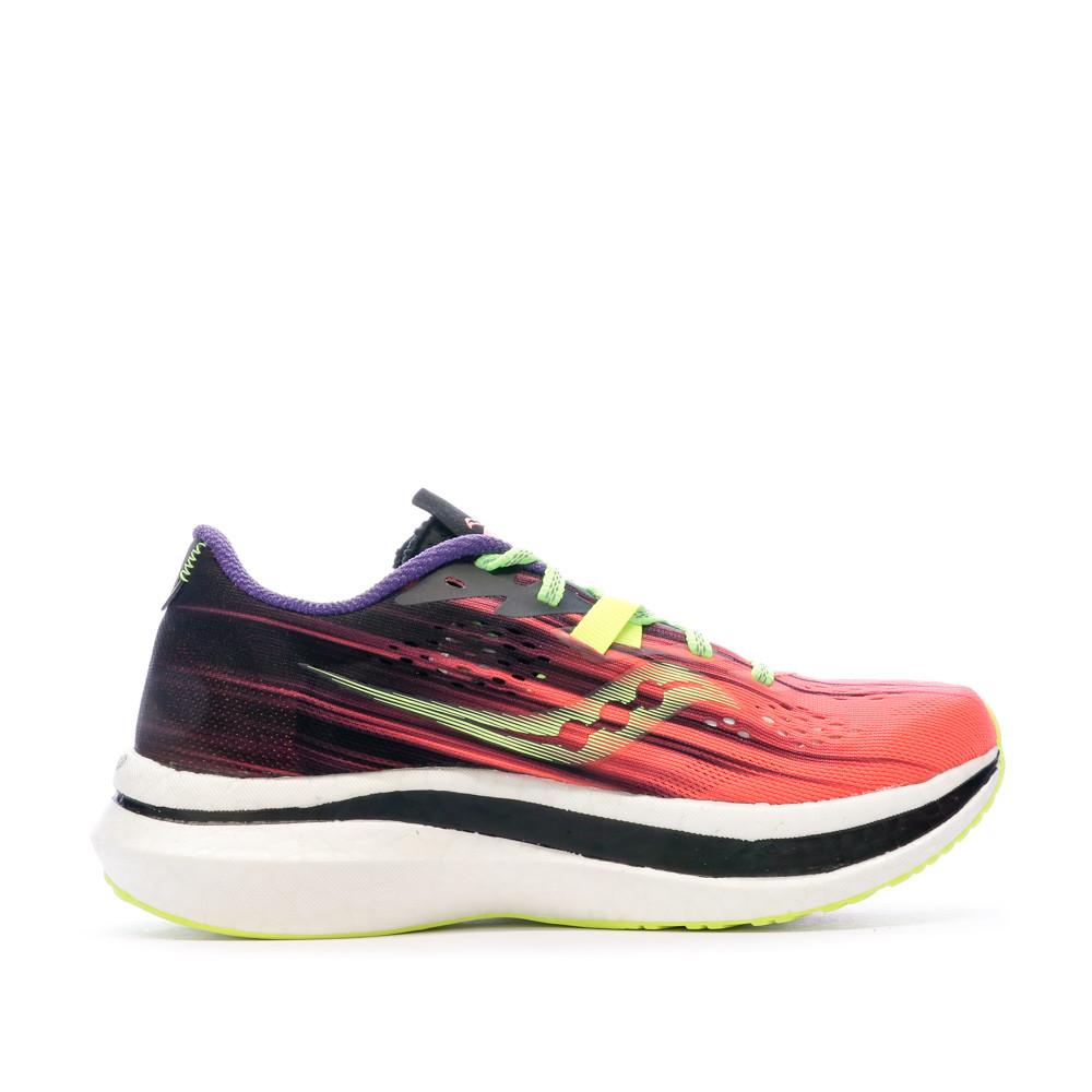 Chaussures de Running Rouge Femme Saucony Endorphin Pro 2 vue 2