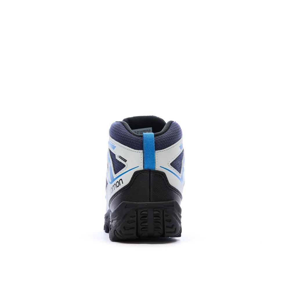 Negro/Blanco/Azul botas senderismo Hombre Salomon Skookie ver 3