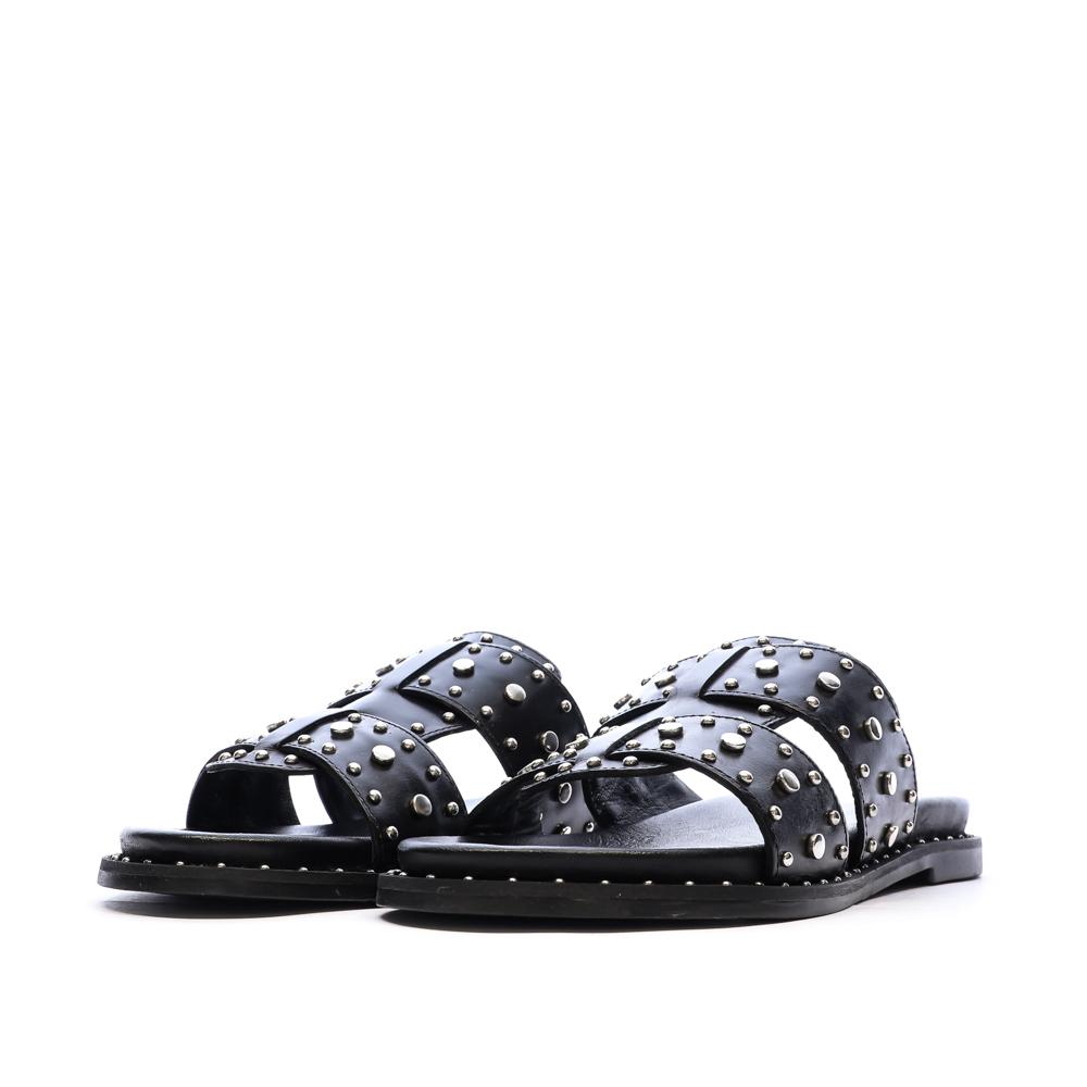Sandales Noires Femme Carmela Bridas vue 6