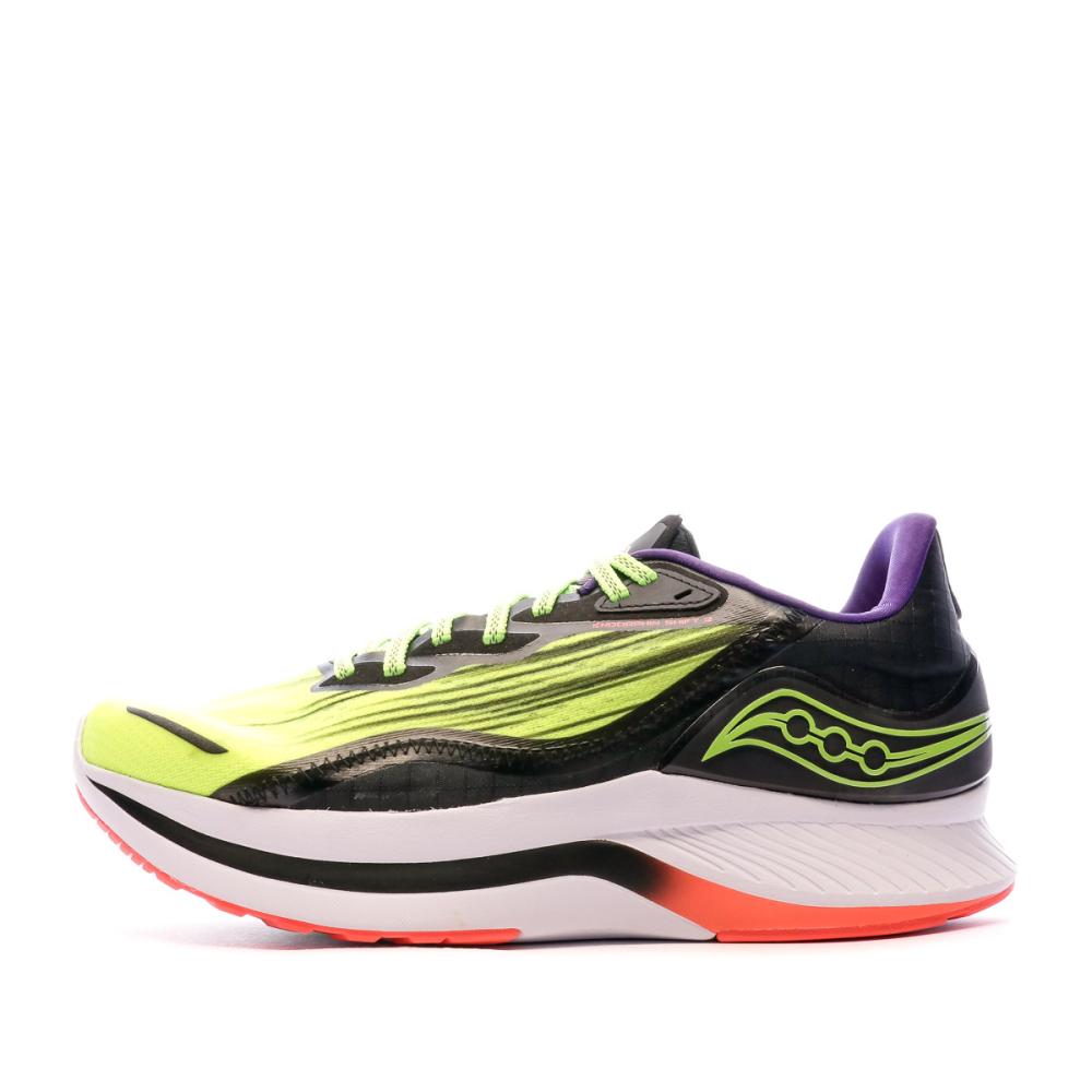 Chaussures de running Jaune Fluo Homme Saucony Endorphin Shift 2 pas cher