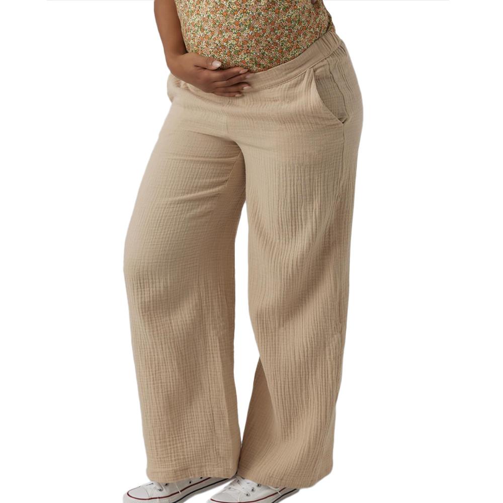 Pantalons de Grossesse Beige Femme Vero Moda Marternity Nia pas cher