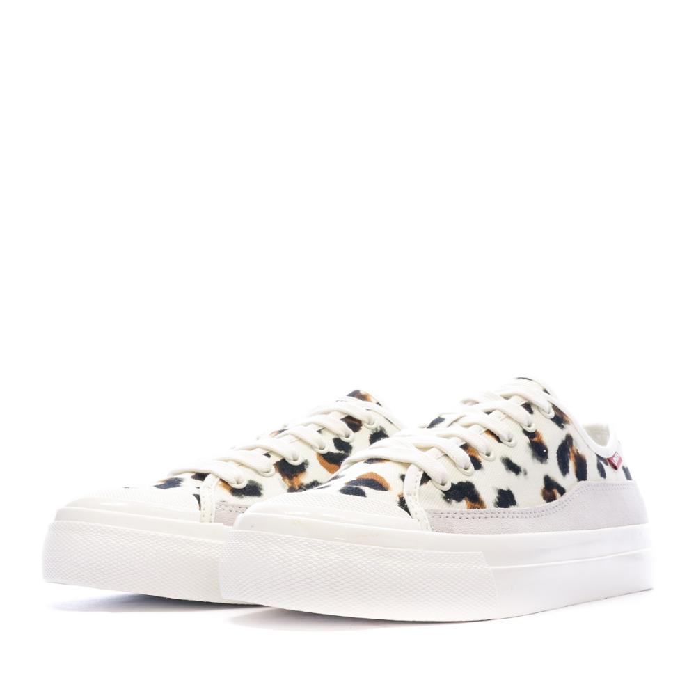 Baskets Blanche Femme Levi's Square Low S Off White vue 6