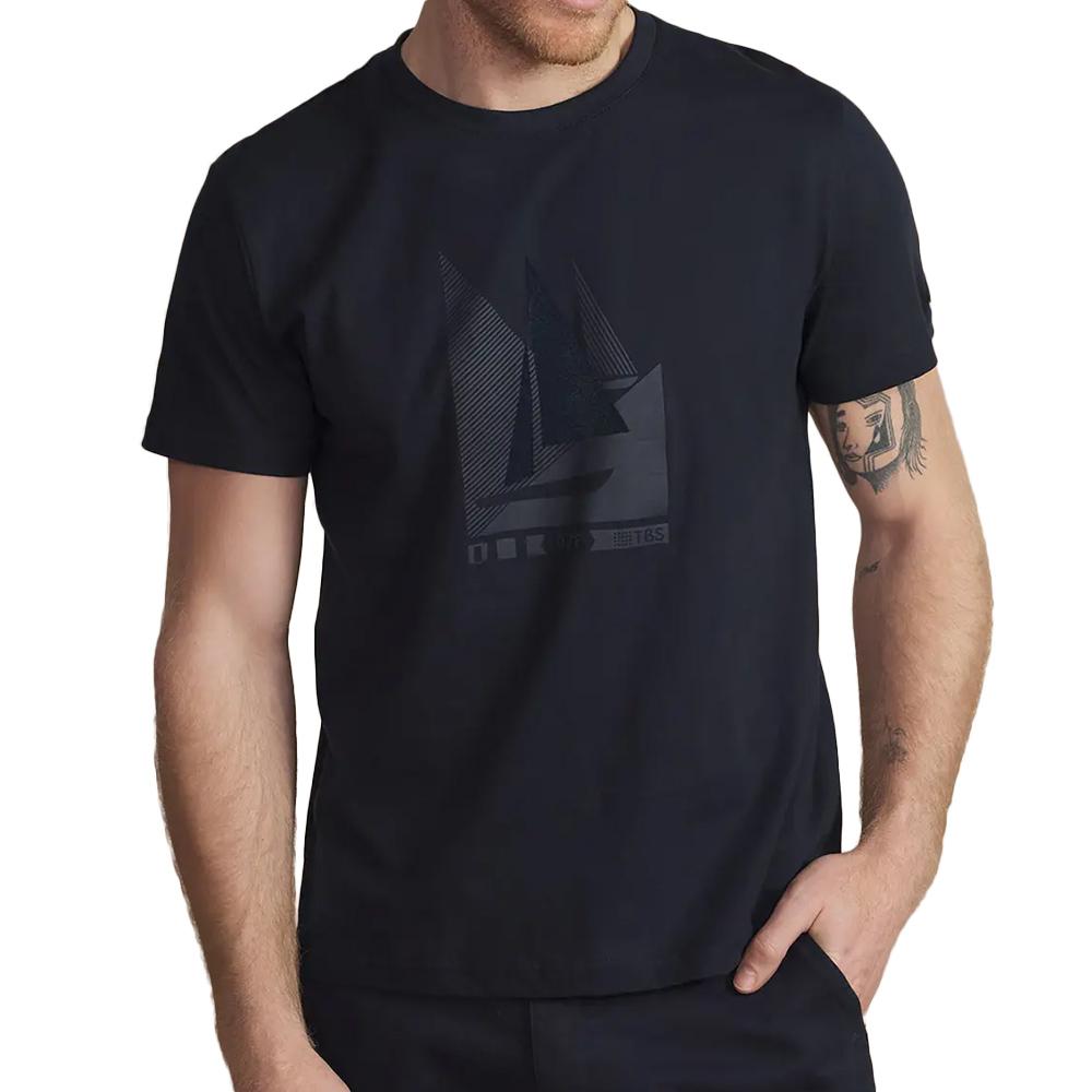 T-Shirt Marine Homme TBS OMARITEE pas cher