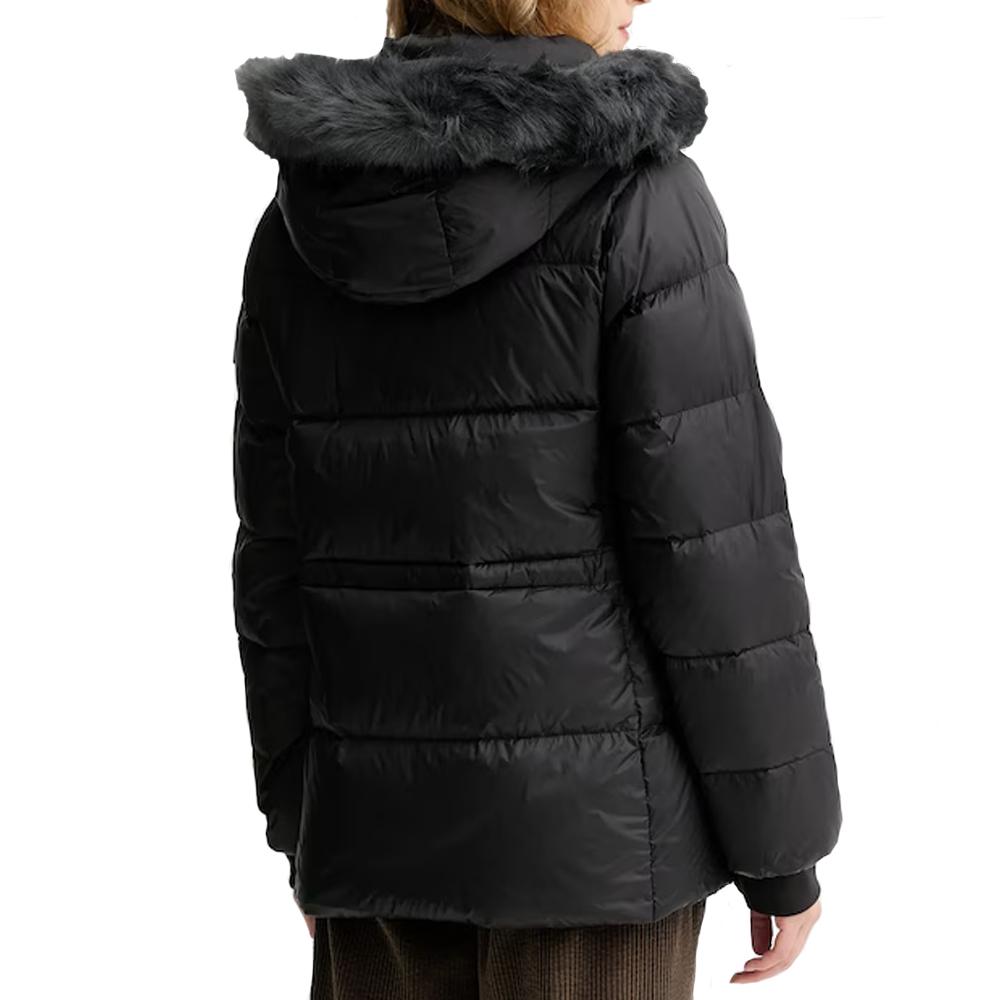 Doudoune Noir Femme Calvin Klein Jeans Mid Down vue 2