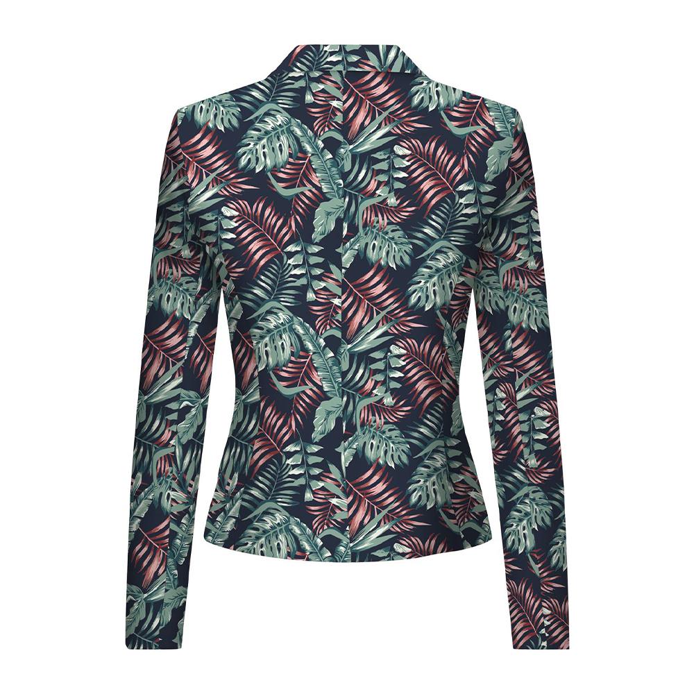 Blazer Marine/Vert Femme Only Tadia vue 2