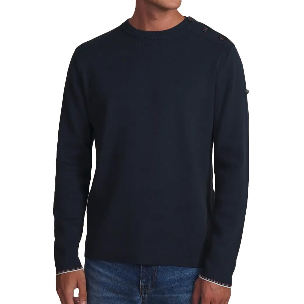 Herrenpullover in Marineblau von TBS LORANRON günstig