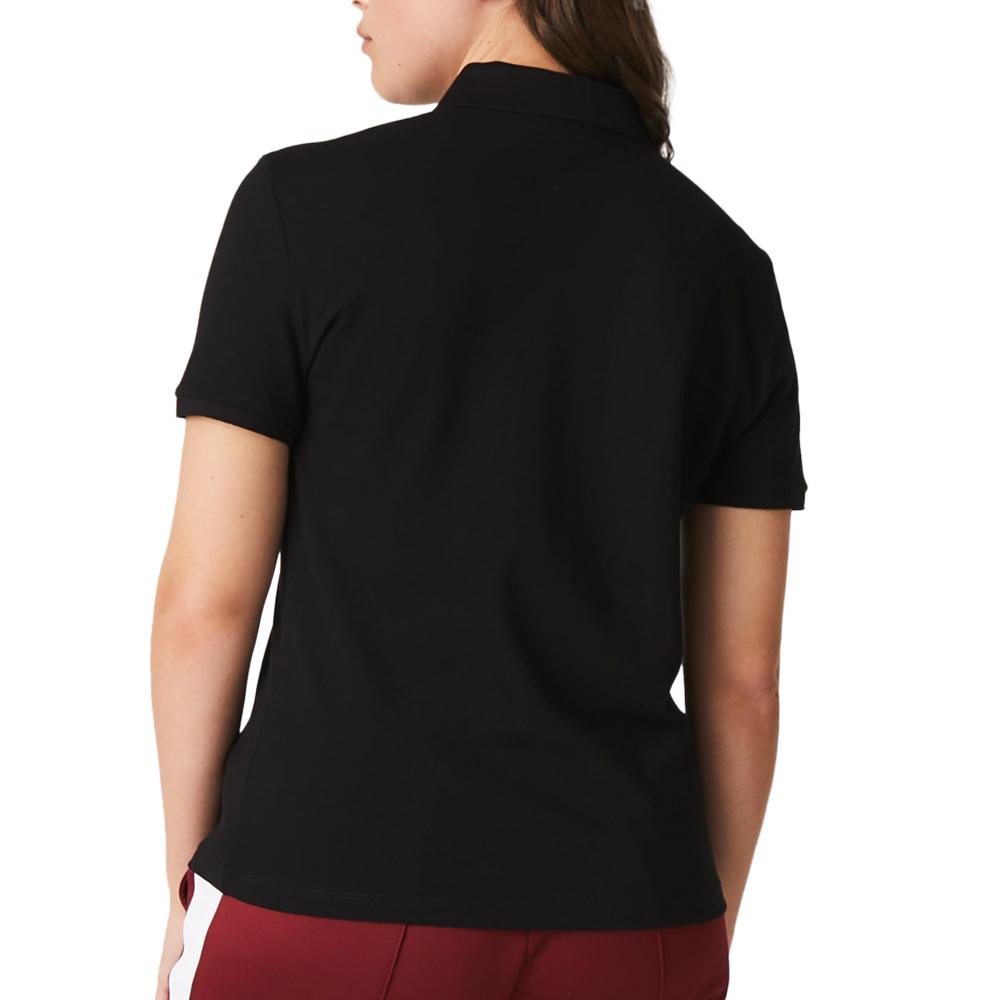 Polo Noir Femme Lacoste PF5462 vue 2