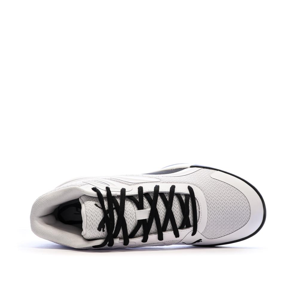 Chaussures de Baskets Grises/Blanches Homme Puma Court Pro vue 4
