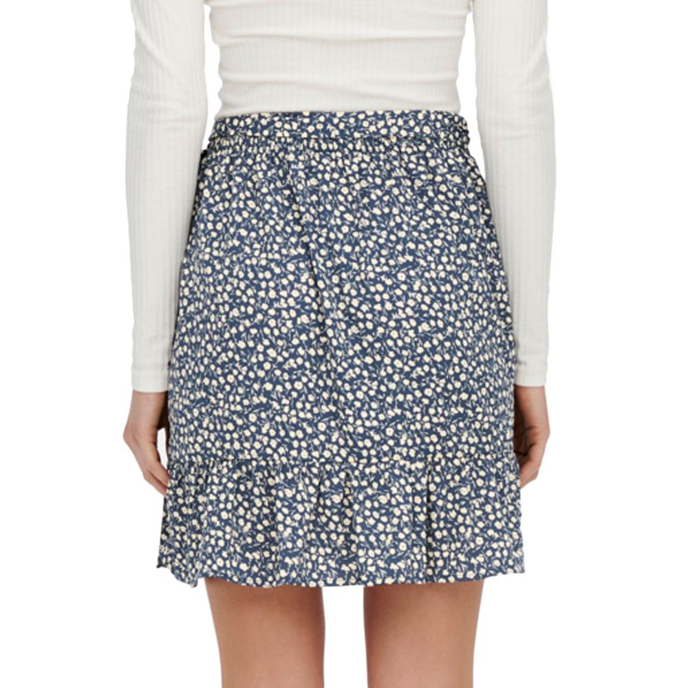 Jupe Marine à fleurs Femme Only Olivia vue 2