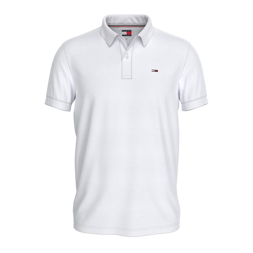 Polo Écru Homme Tommy Hilfiger Slim Placket pas cher