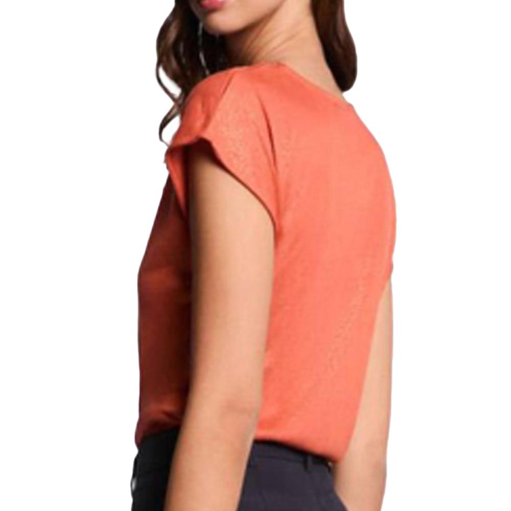 T-shirt Orange Femme Morgan Fantaisie 241 DAGA vue 2