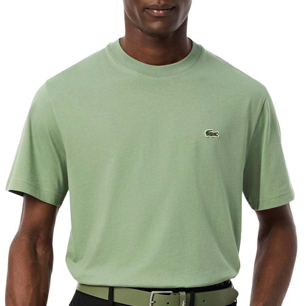 T-shirt Kaki Homme Lacoste Klassiek pas cher