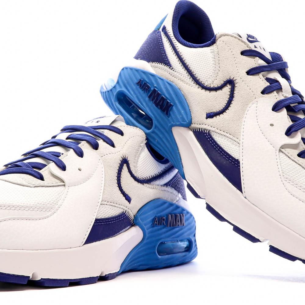 Baskets Blanc/Bleu Homme Nike Air Max Excee vue 7