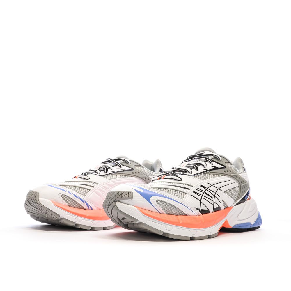 Baskets Noires/Blanc/Orange Homme Puma Velophasis vue 6