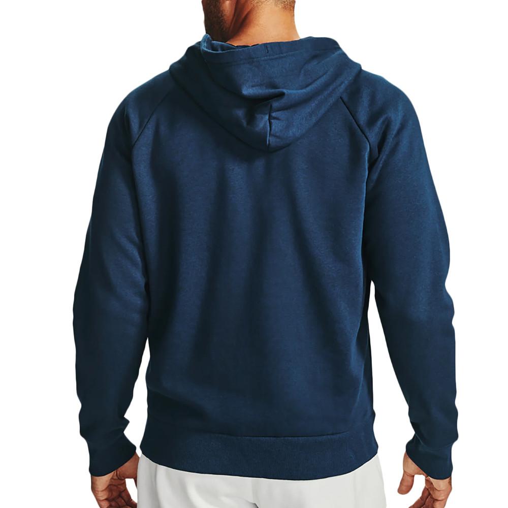 Sweat Zippé Marine Homme Under Armour Rival vue 2
