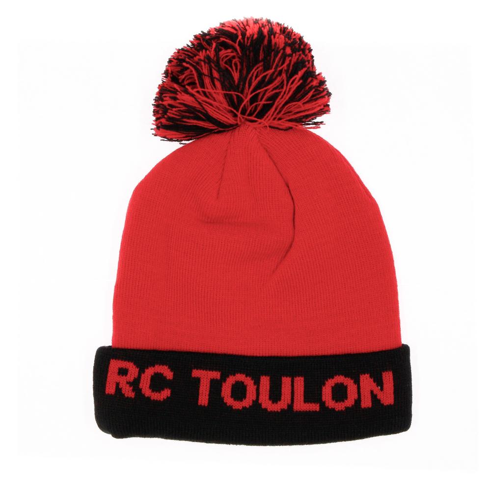 RC Toulon Bonnet Rugby Rouge et Noir Homme Hungaria vue 2