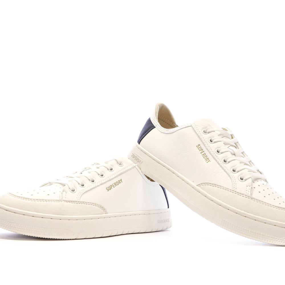 Baskets Blanches Homme Superdry Vintage Vegan vue 7