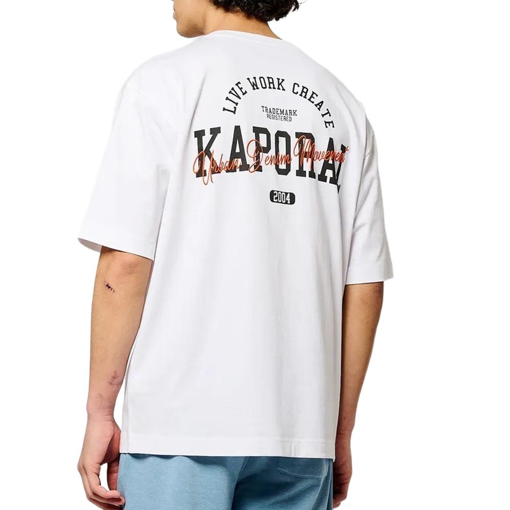 T-Shirt Blanc Homme Kaporal JOEY vue 2
