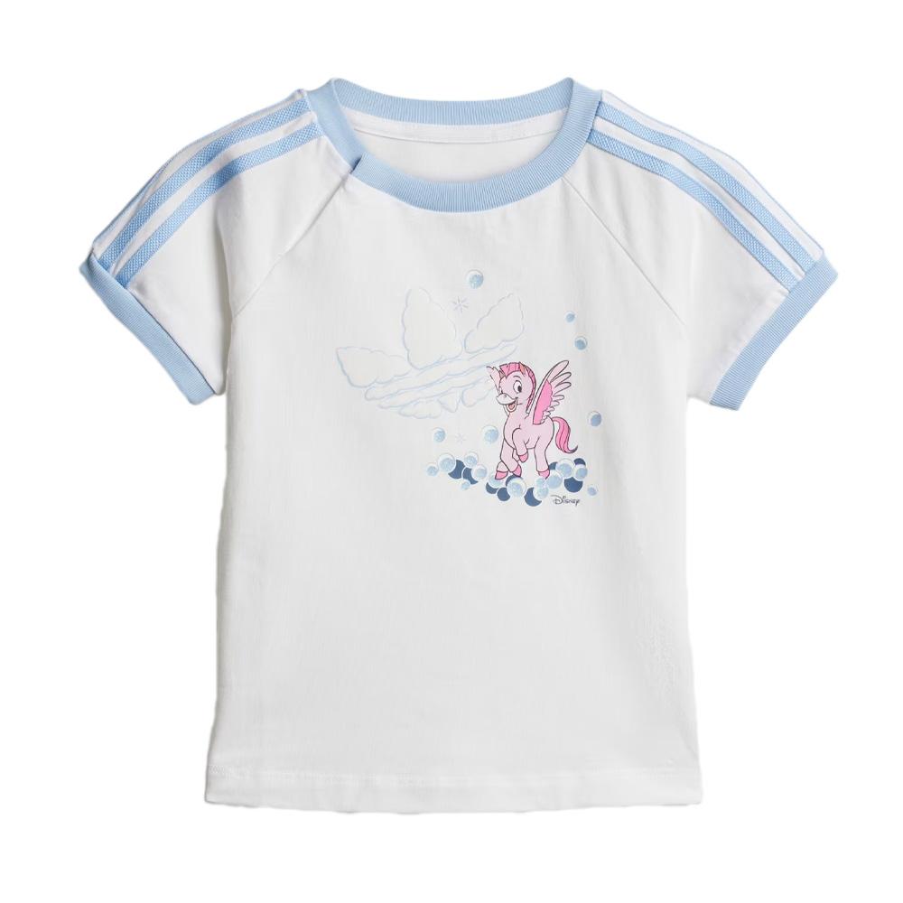 T-Shirt Blanc/Bleu Garçon Puma JN4672 pas cher