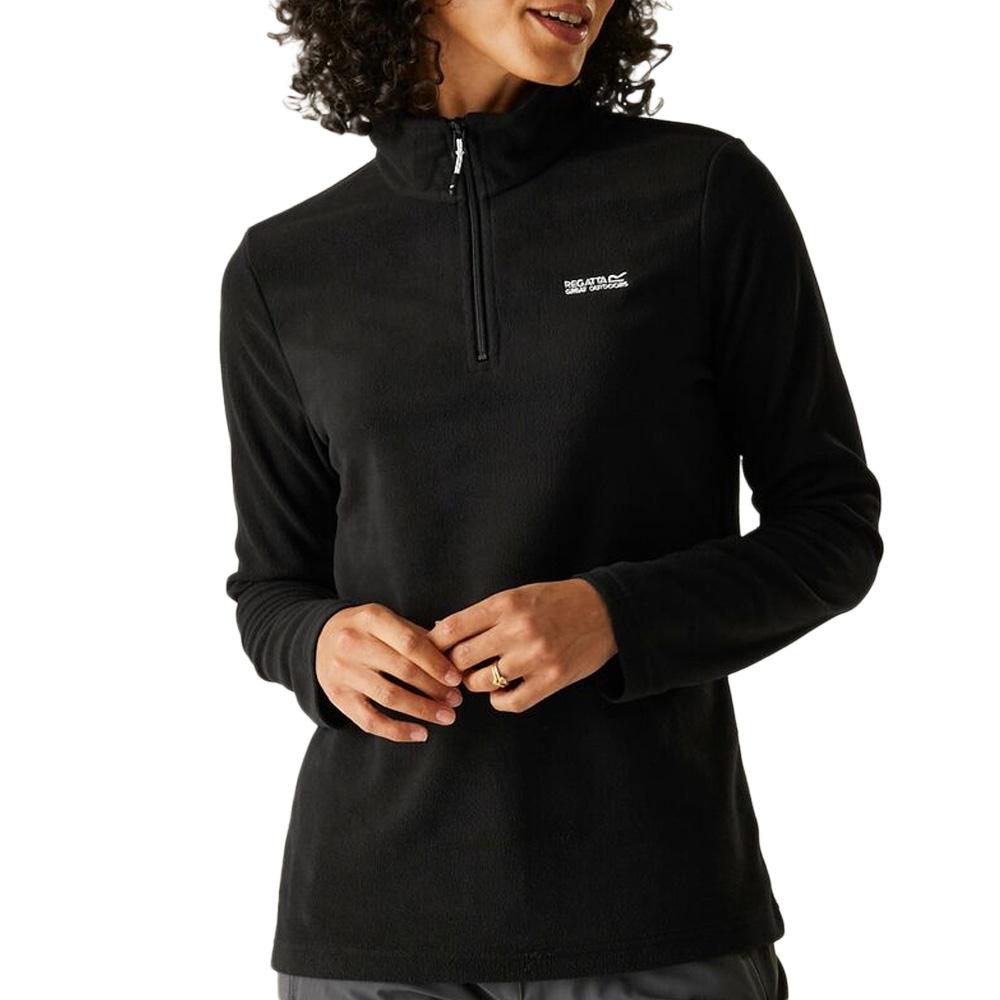Polaire Noir 1/2 Zip Femme Regatta Sweethart pas cher