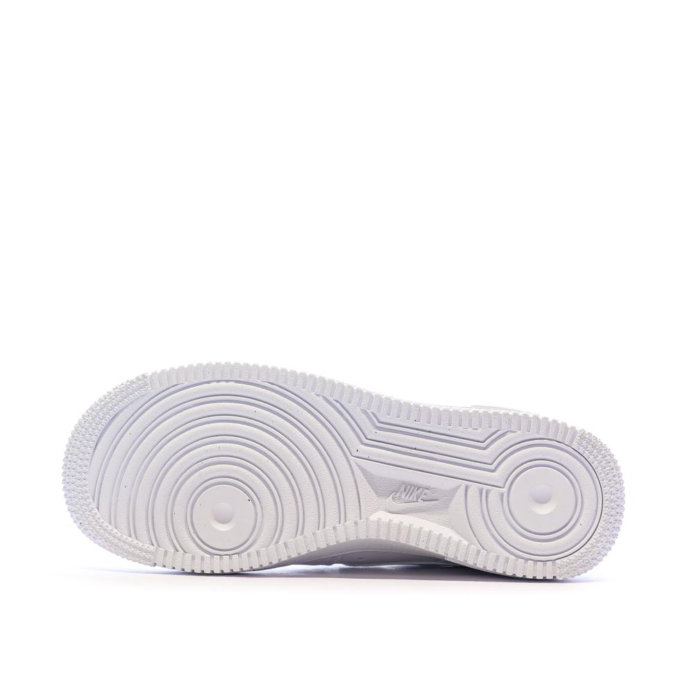 Baskets Blanches/Rouge Mixte Nike Air Force 1 07 vue 5