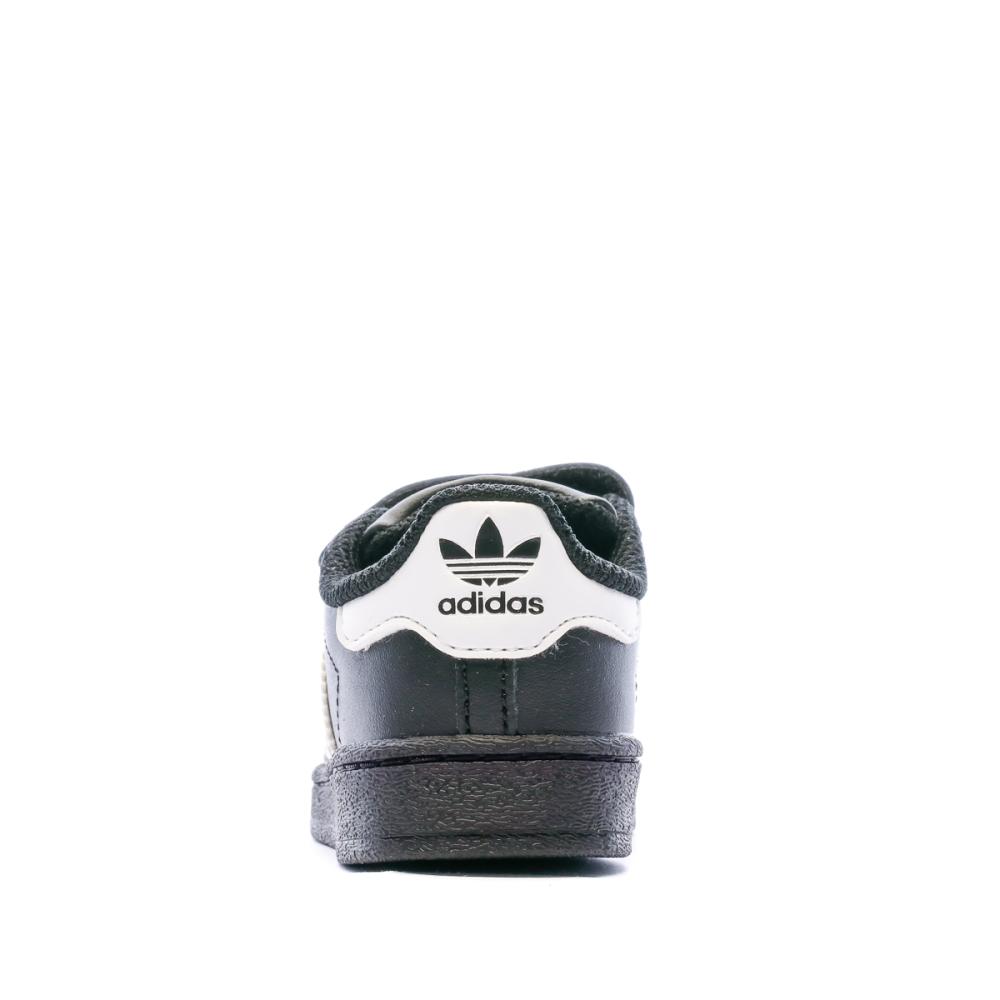 Superstar Baskets Noires Bébé Cf I vue 3
