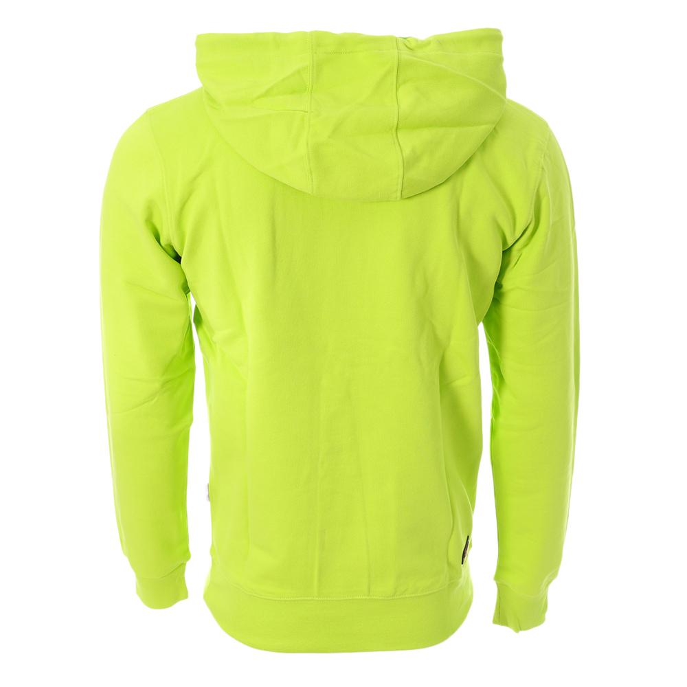 Sweat à Capuche Vert Fluo Homme Supreme Grip Lenny vue 2