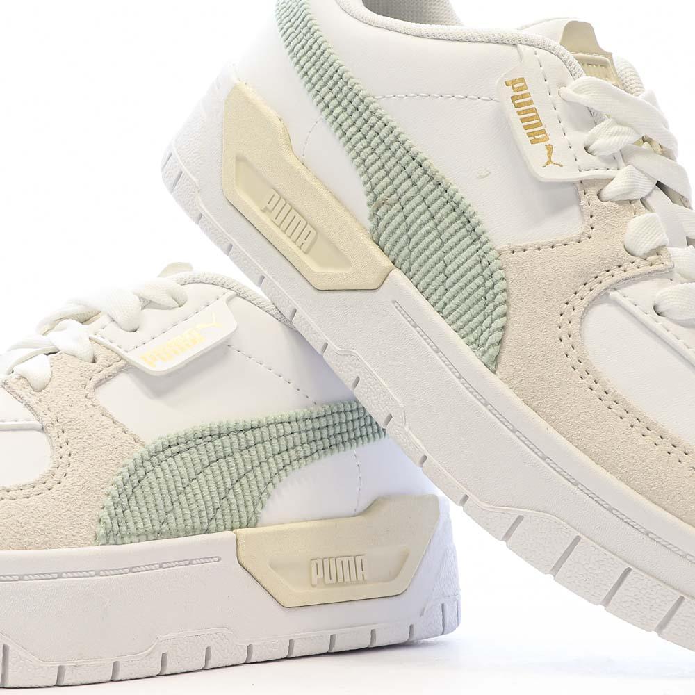 Baskets Blanches Fille Puma Cali Dream Corderoy vue 7