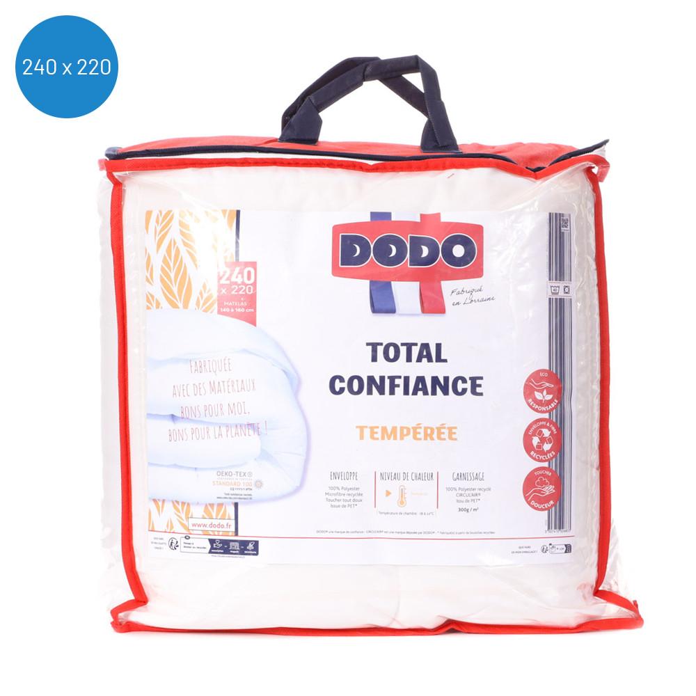 Couette Synthétique Dodo Tempérée Total Confiance 240x220 pas cher