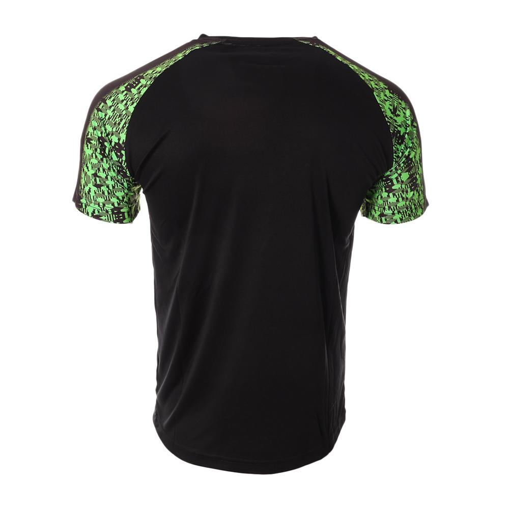 T-shirt Noir/Vert Garçon Umbro Format 972260 vue 2