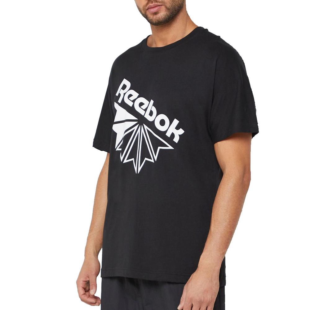 T-Shirt noir homme Reebok CL GP SS Tee pas cher