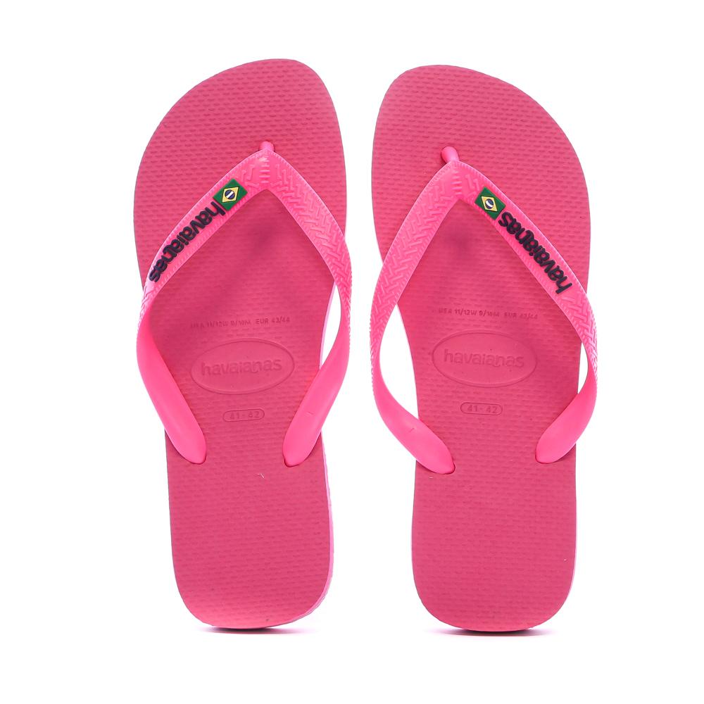 Tongs Rose Femme Havaianas Brasil Logo Neon Infra vue 3