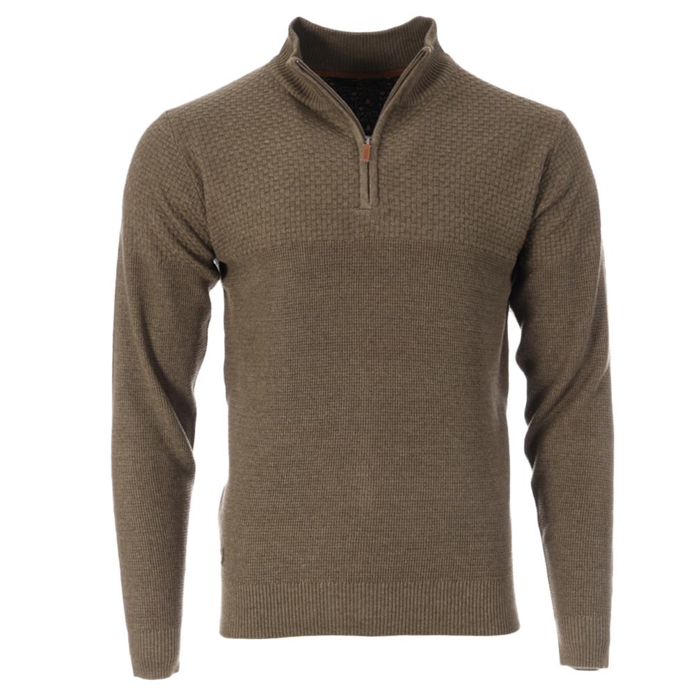 Pull Marron Homme RMS26 61009 pas cher