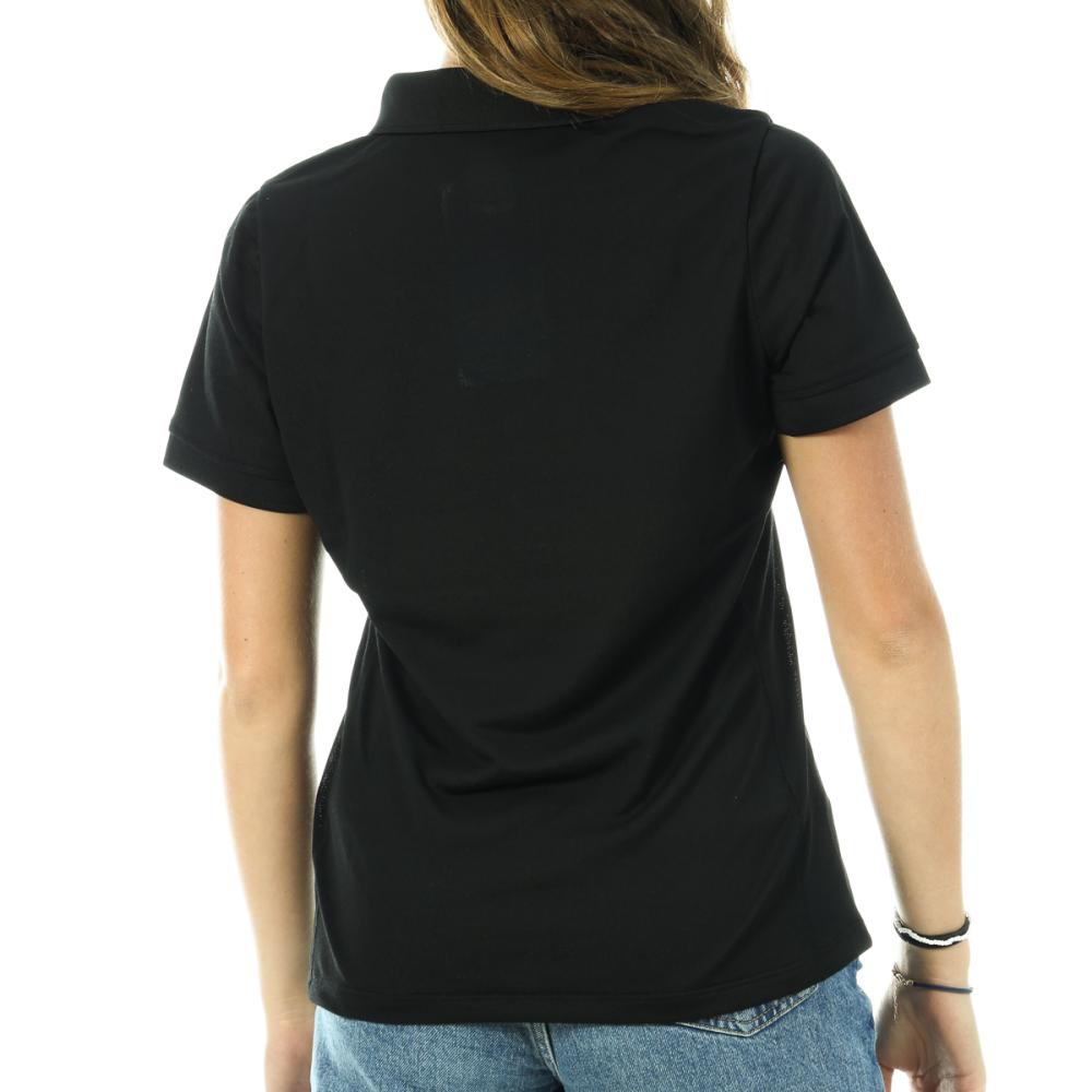 Polo Noir Femme Odlo Georgia vue 2