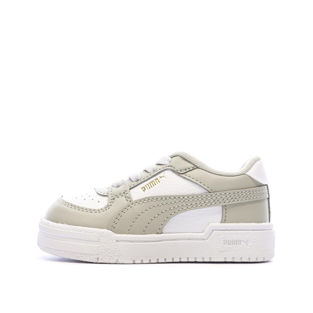 Baskets Blanc/Beige Enfant Puma Ca Pro Classic pas cher