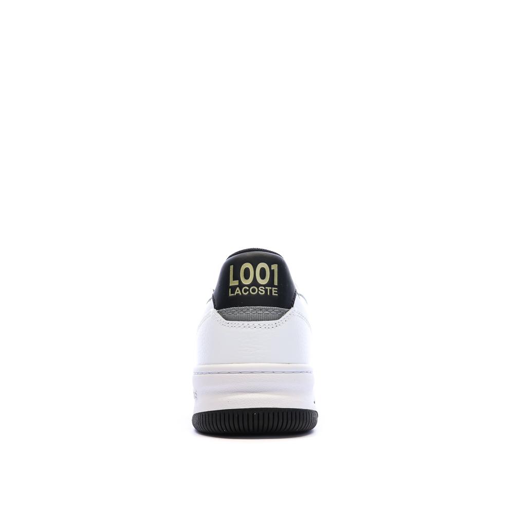 Baskets Blanc/Noir Homme Lacoste L001 vue 3