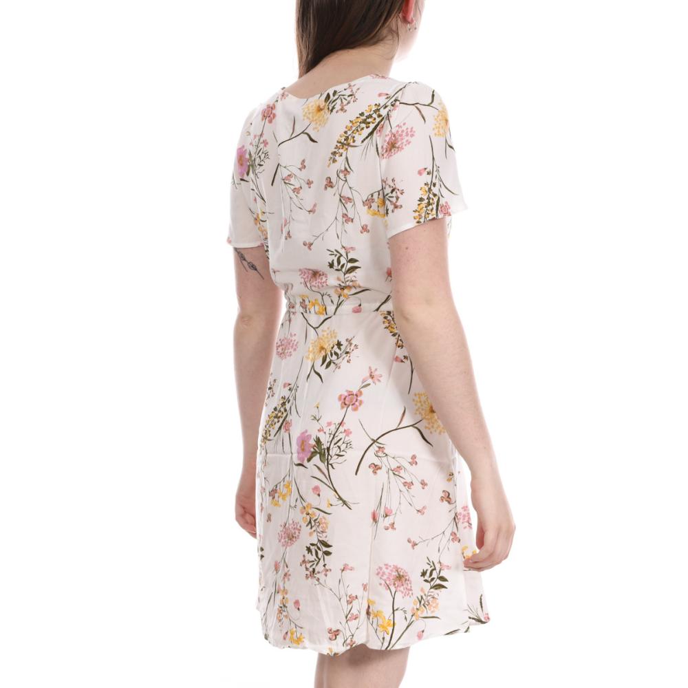Robe à fleurs Blanche Femme Vero Moda Easy vue 2
