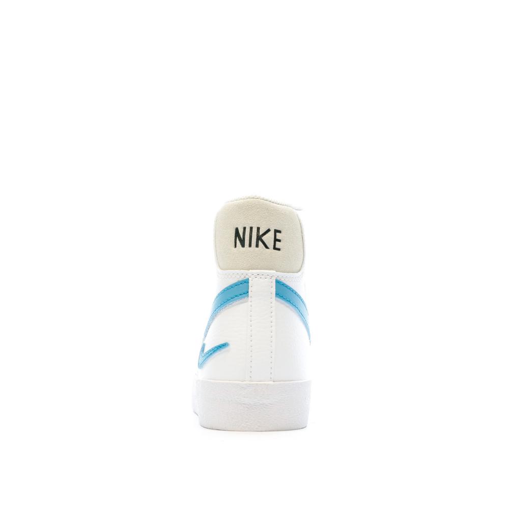 Baskets Blanches Femme Nike Blazer Mid GS vue 3