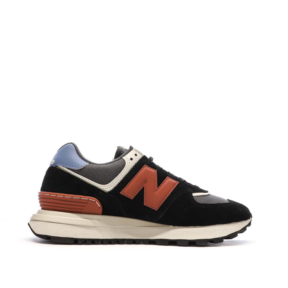 Baskets Noires/Bleues Homme New Balance 574 vue 2