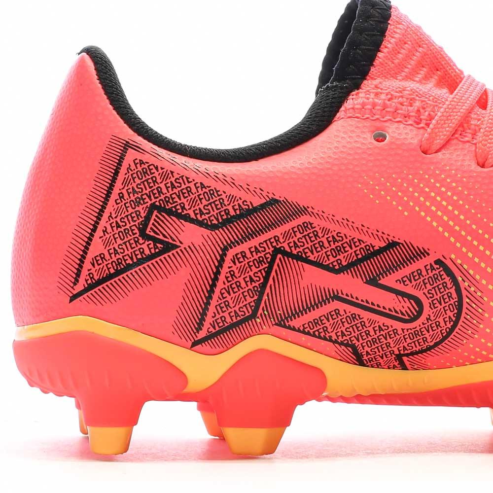 Chaussures de football Orange Garçon Puma Future 7 vue 7