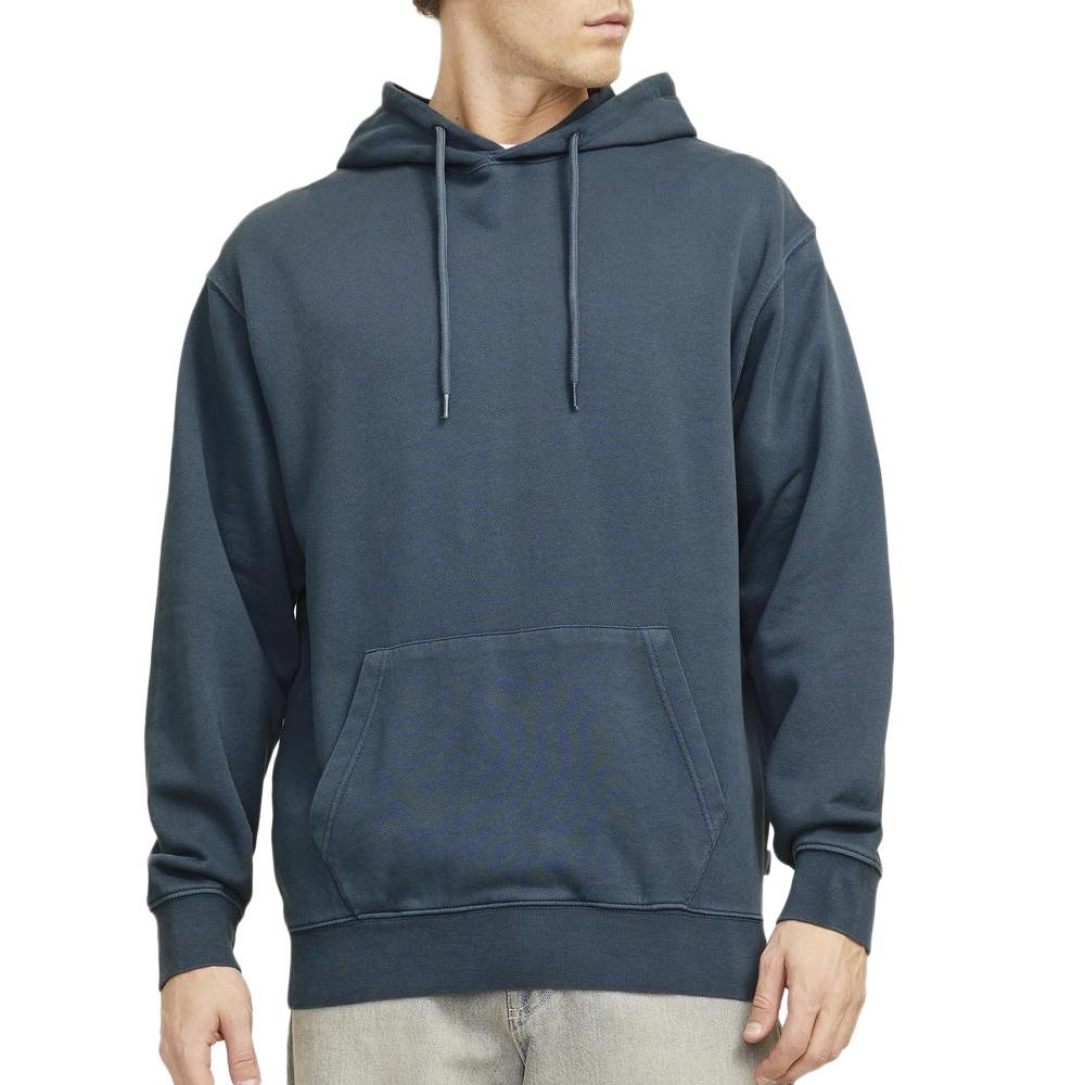 Sweat Bleu Homme Jack & Jones Charge Faded pas cher