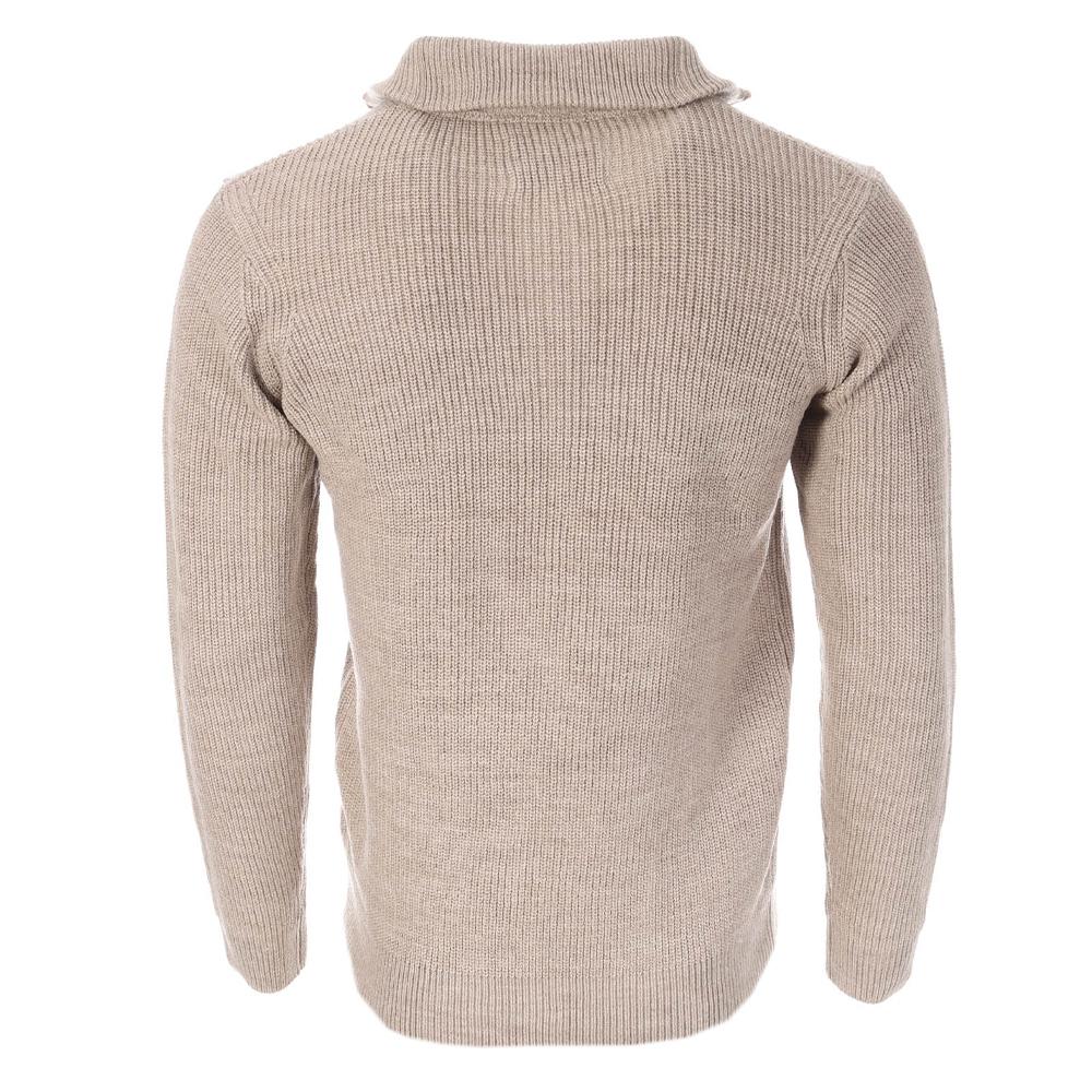 Pull 1/4 Zip Beige Homme RMS26 Camioneur vue 2