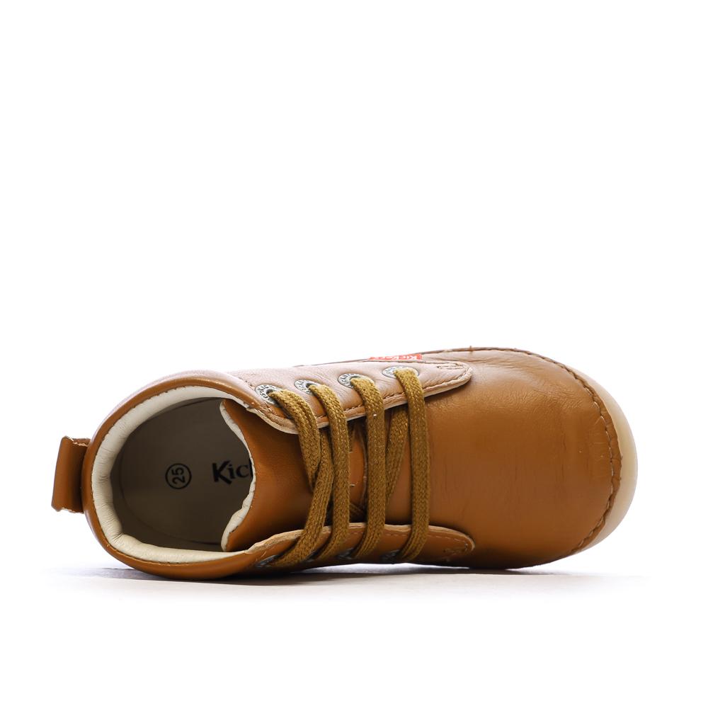 Baskets Camel Garçon Kickers Soniza vue 4