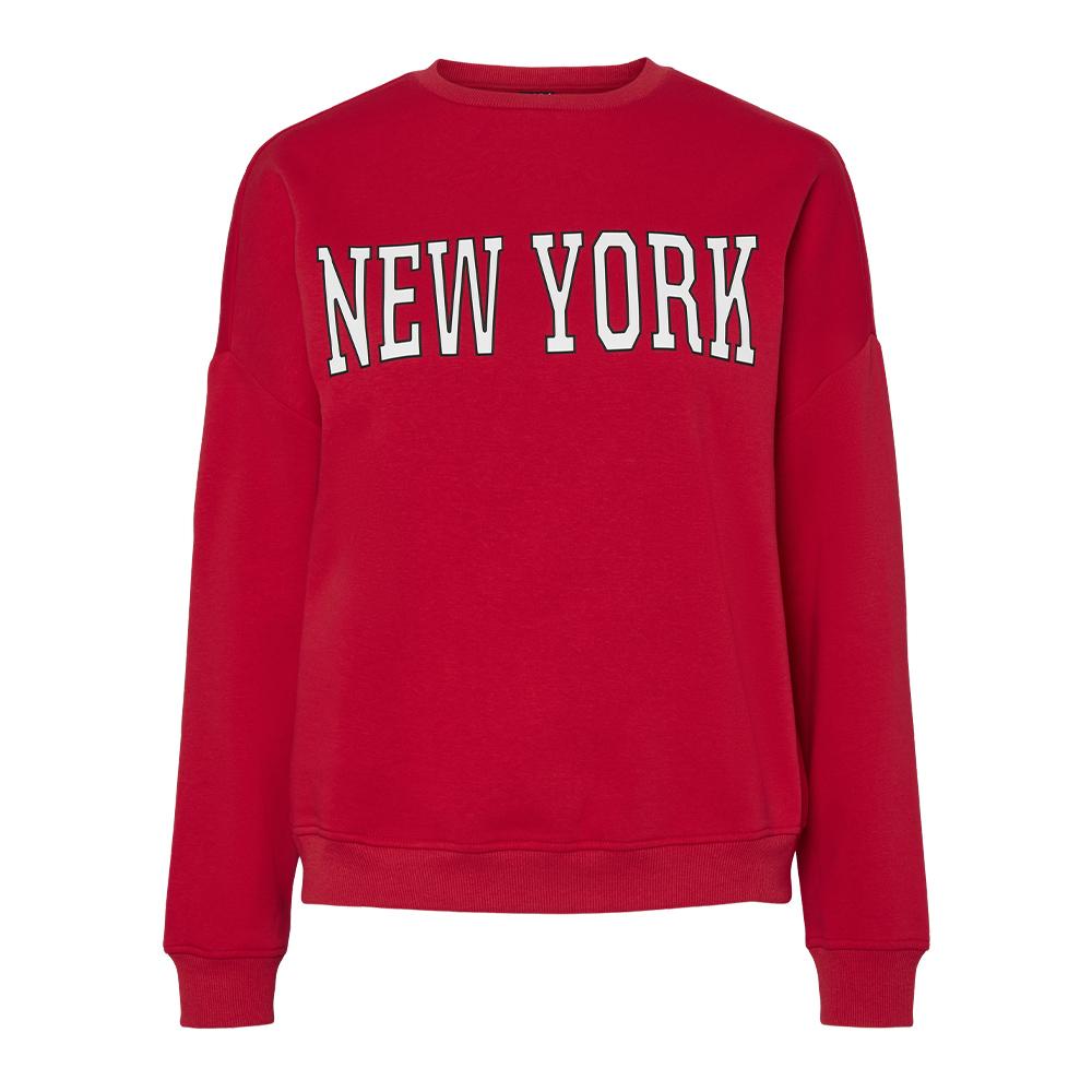 Sweat Rouge Femme Pieces Sasie pas cher