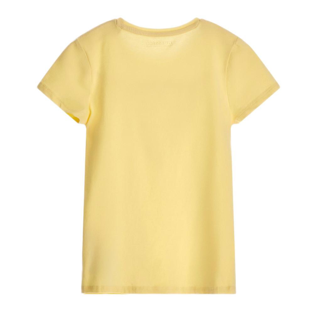 T-shirt Jaune Fille Guess J3GI09 vue 2