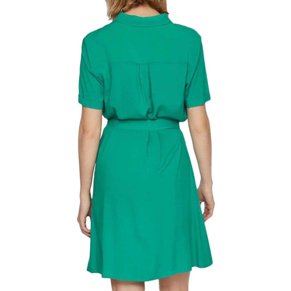 Robe Verte Femme Vila Paya vue 2