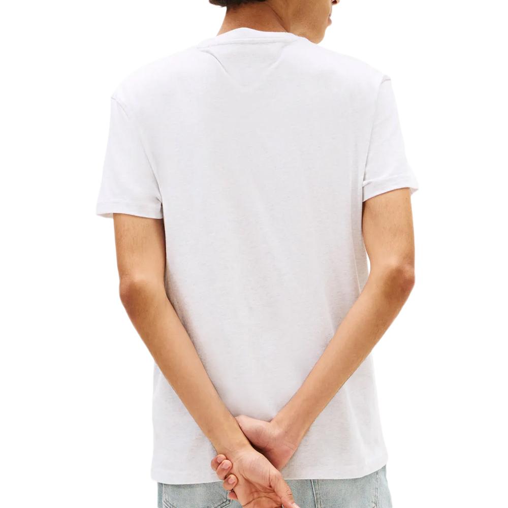 T-shirt Blanc Homme Tommy Hilfiger Tjm Slim Linear vue 2
