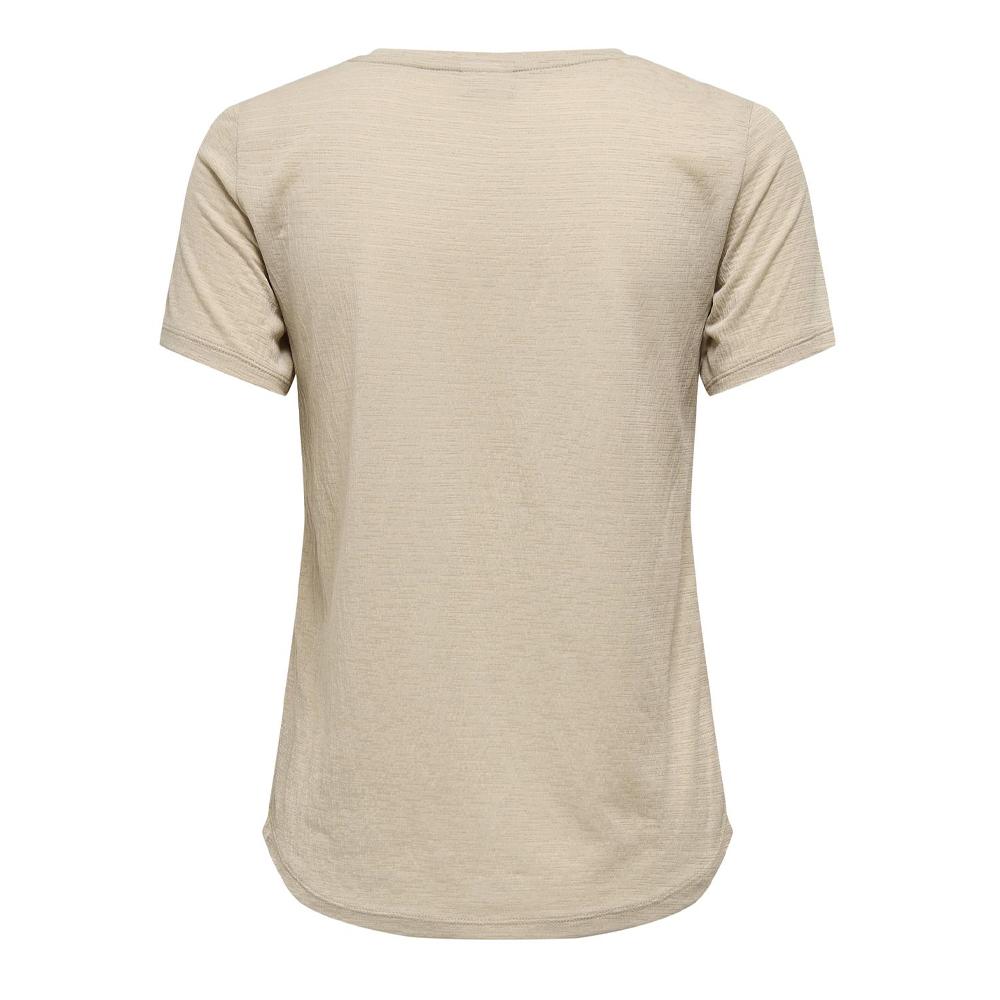 T-Shirt Beige Femme JDY 15322343 vue 2