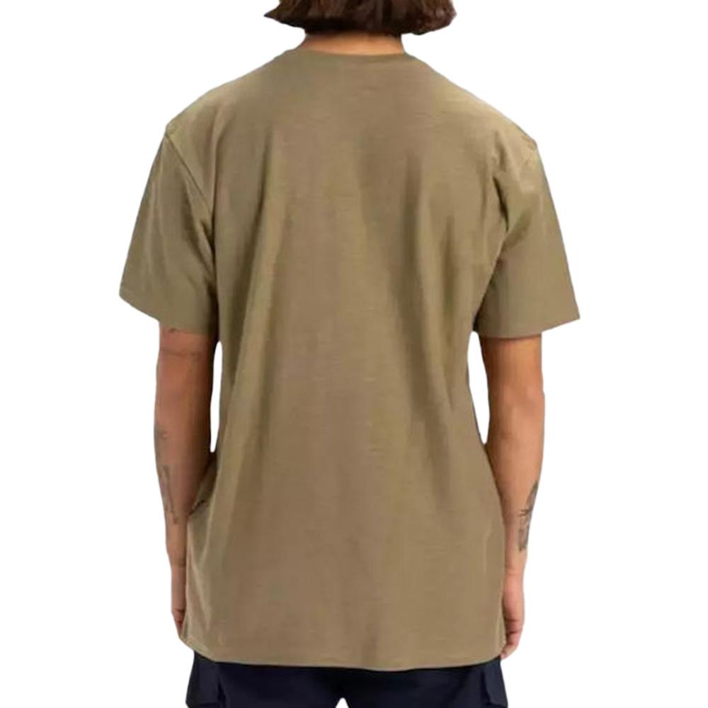 T-Shirt Kaki Homme Quiksilver Slub roundneck vue 2