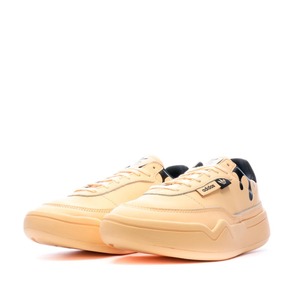 Baskets Orange Femme Adidas Her Court vue 6